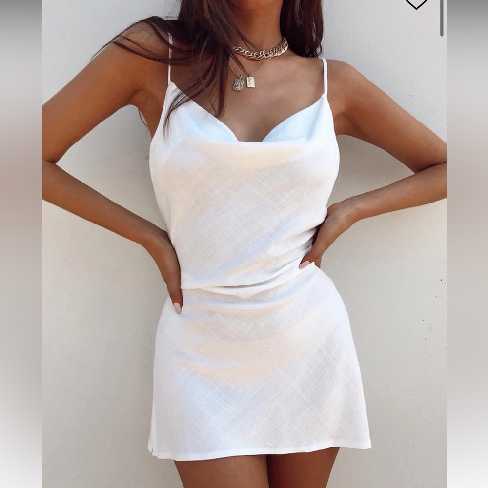 NWT Princess Polly Cheri Mini Dress in White